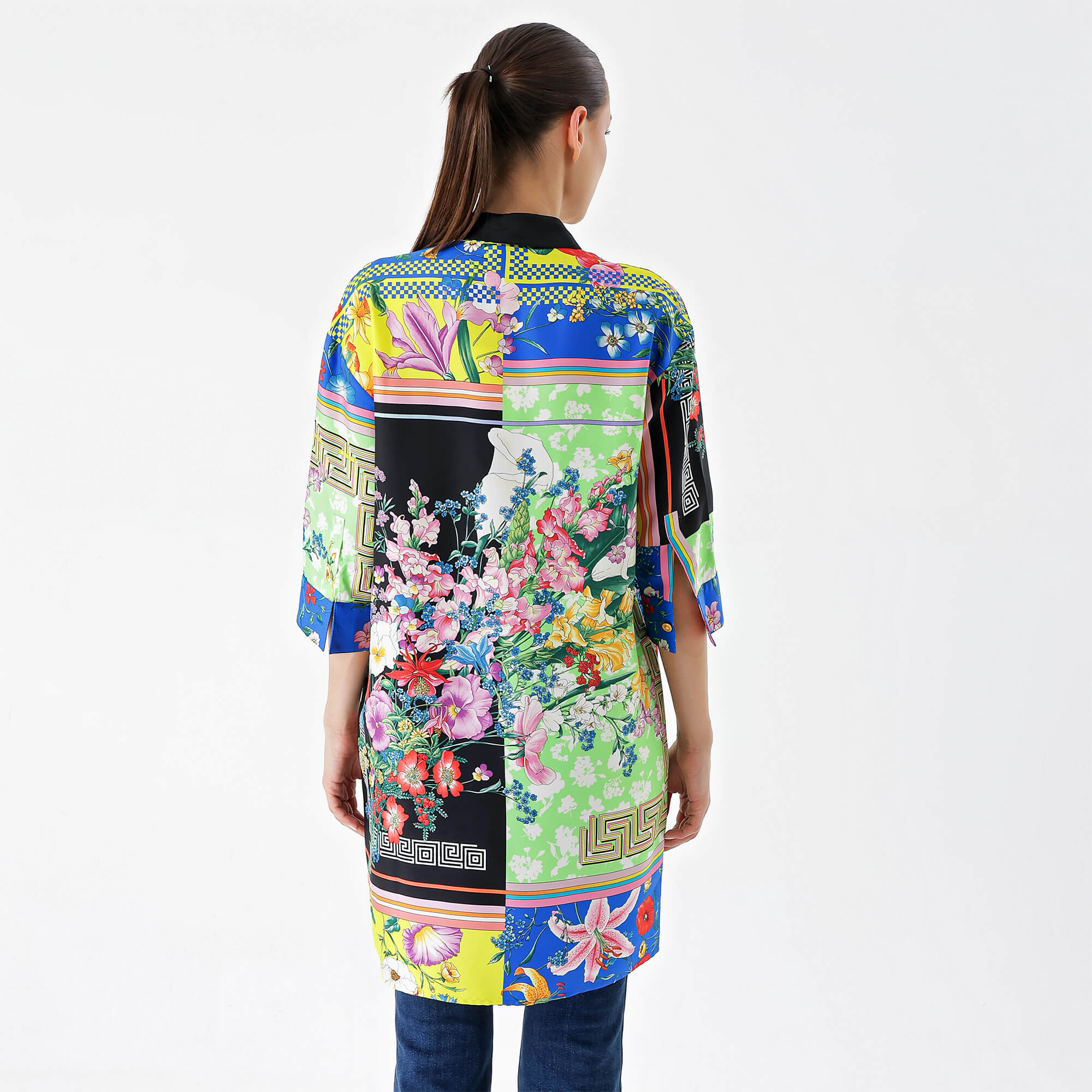 Versace - Multicolor Icon Print Long Shirt